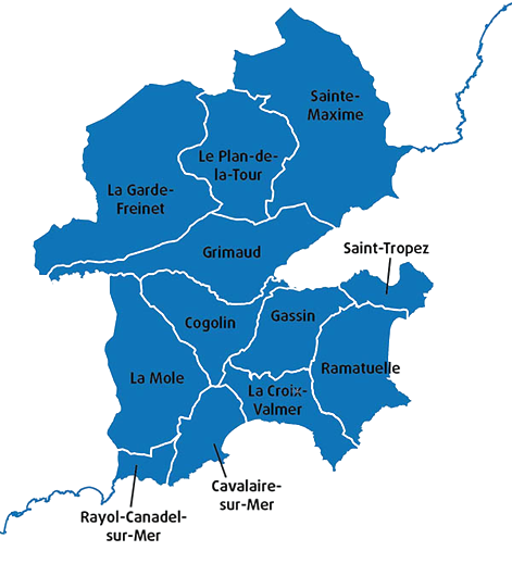 Golfe de Saint-Tropez, Sainte-Maxime, Saint-tropez, Cogolin, Ramatuelle, Grimaud